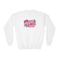 Volleyball Girl Youth Sweatshirt | Dream Big, Jump Higher | Girls Volleyball Youth Crewneck