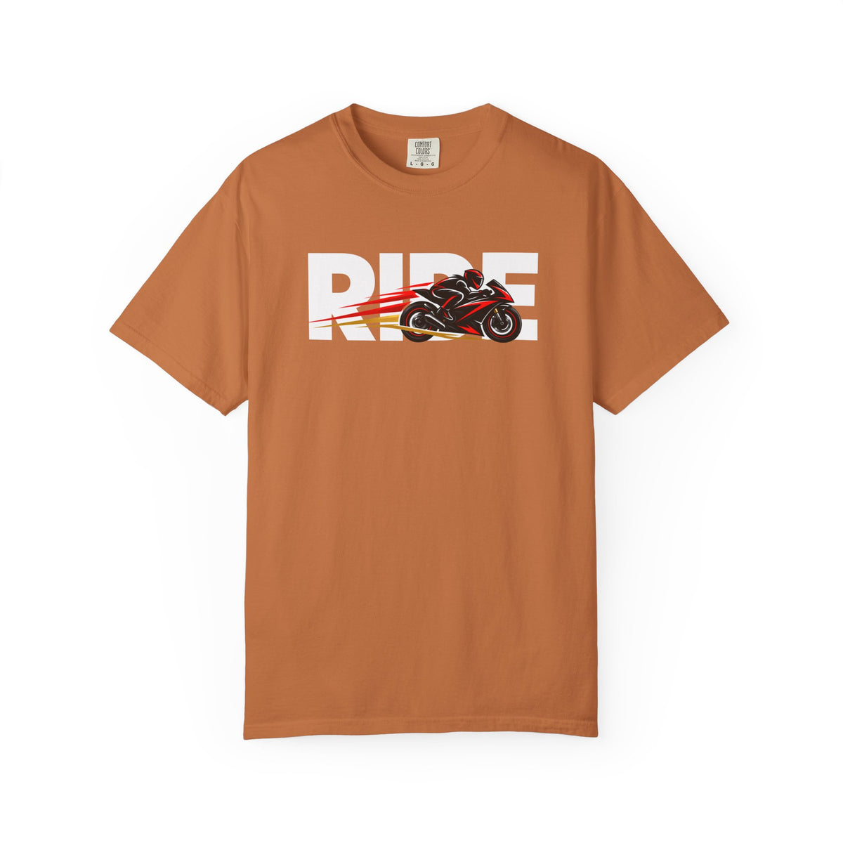 RIDE Sport Bike T-Shirt | Sport Bike Rider Graphic | Comfort Colors Tee