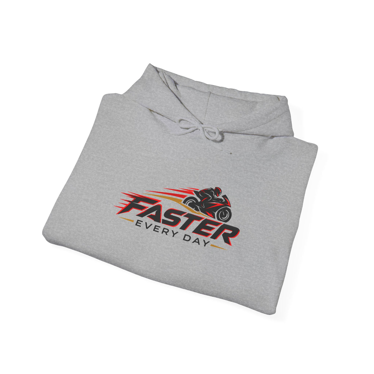 Faster Every Day Sport Bike Logo Hoodie | Motorcycle Racing Gift | Gildan Hoodie
