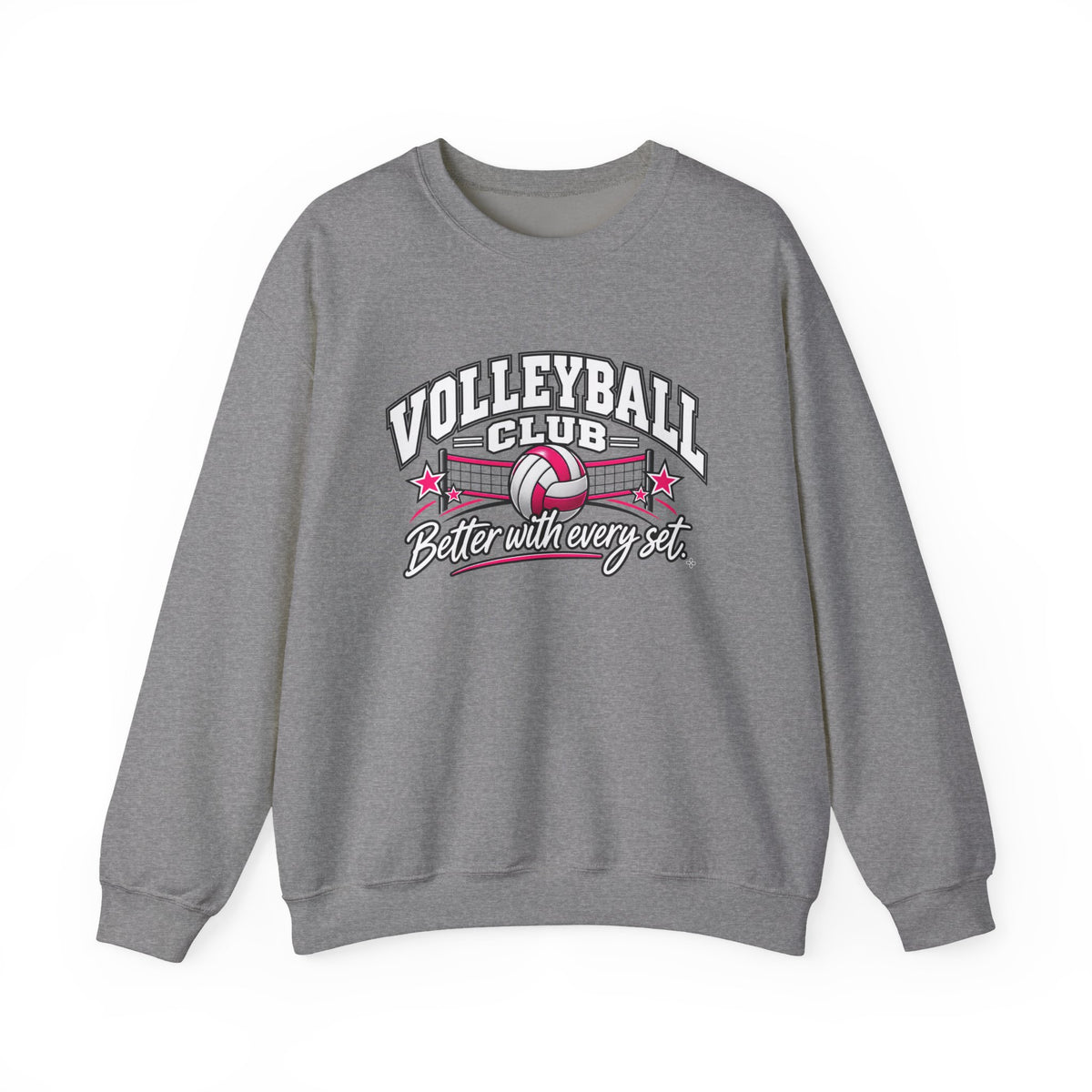 Volleyball Club Sweatshirt | Better With Every Set | Volleyball Gildan Crewneck