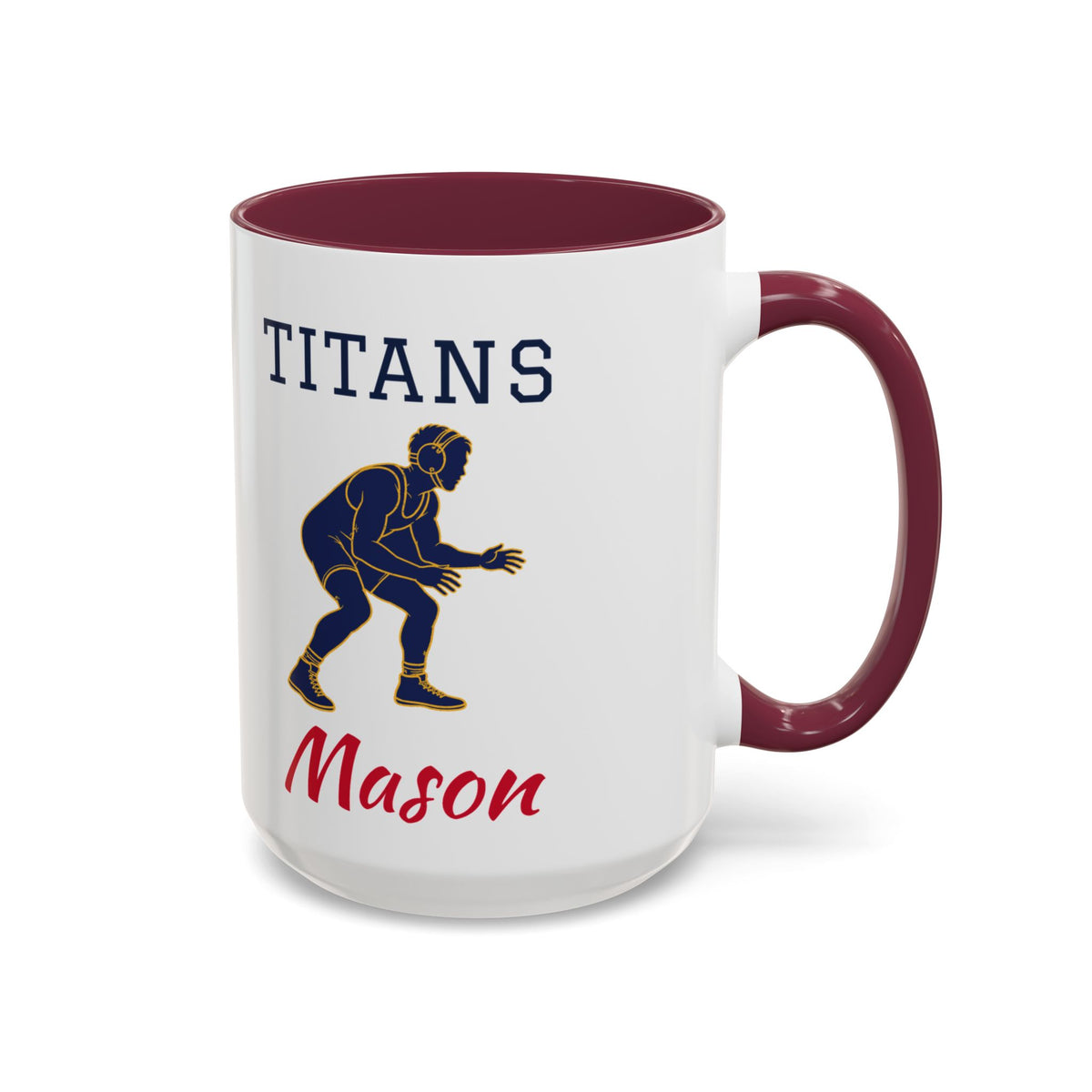 Personalized Wrestling Mom Mug - Proud Today. Proud Always. | Custom Team Name & Wrestler Name | Wrestling Dad, Grandma Gift | 15 oz