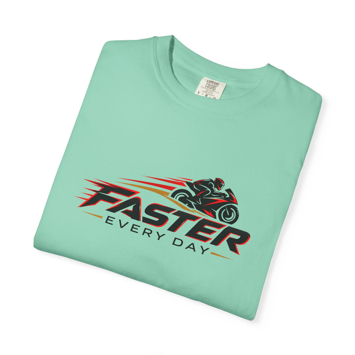 Faster Every Day Sport Bike Logo Tee | Motorcycle Racing Shirt | Comfort Colors T-Shirt
