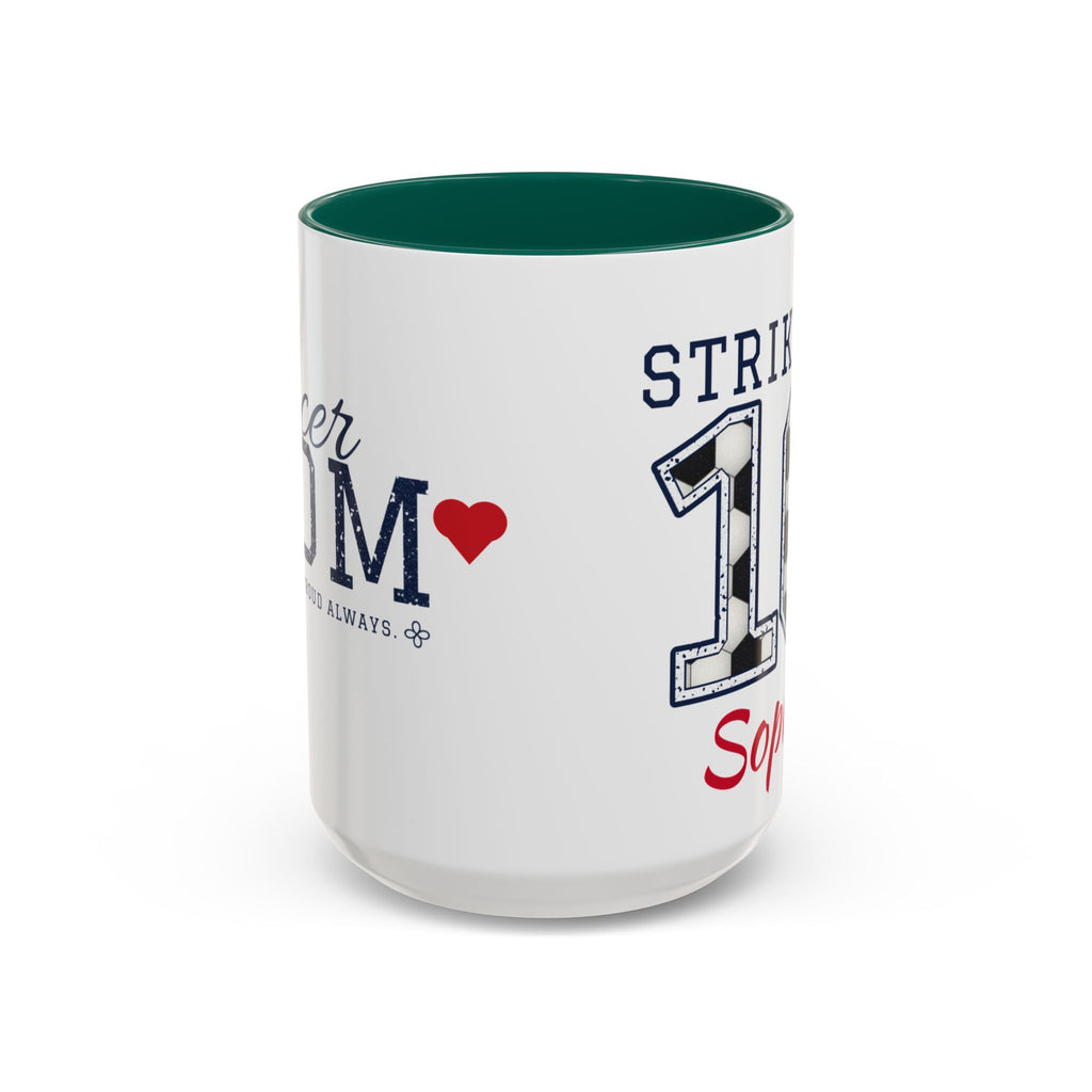 Personalized Soccer Mom Mug - Proud Today. Proud Always. | Custom Team Name, Number & Player Name | Soccer Dad, Grandma Gift | 15 oz