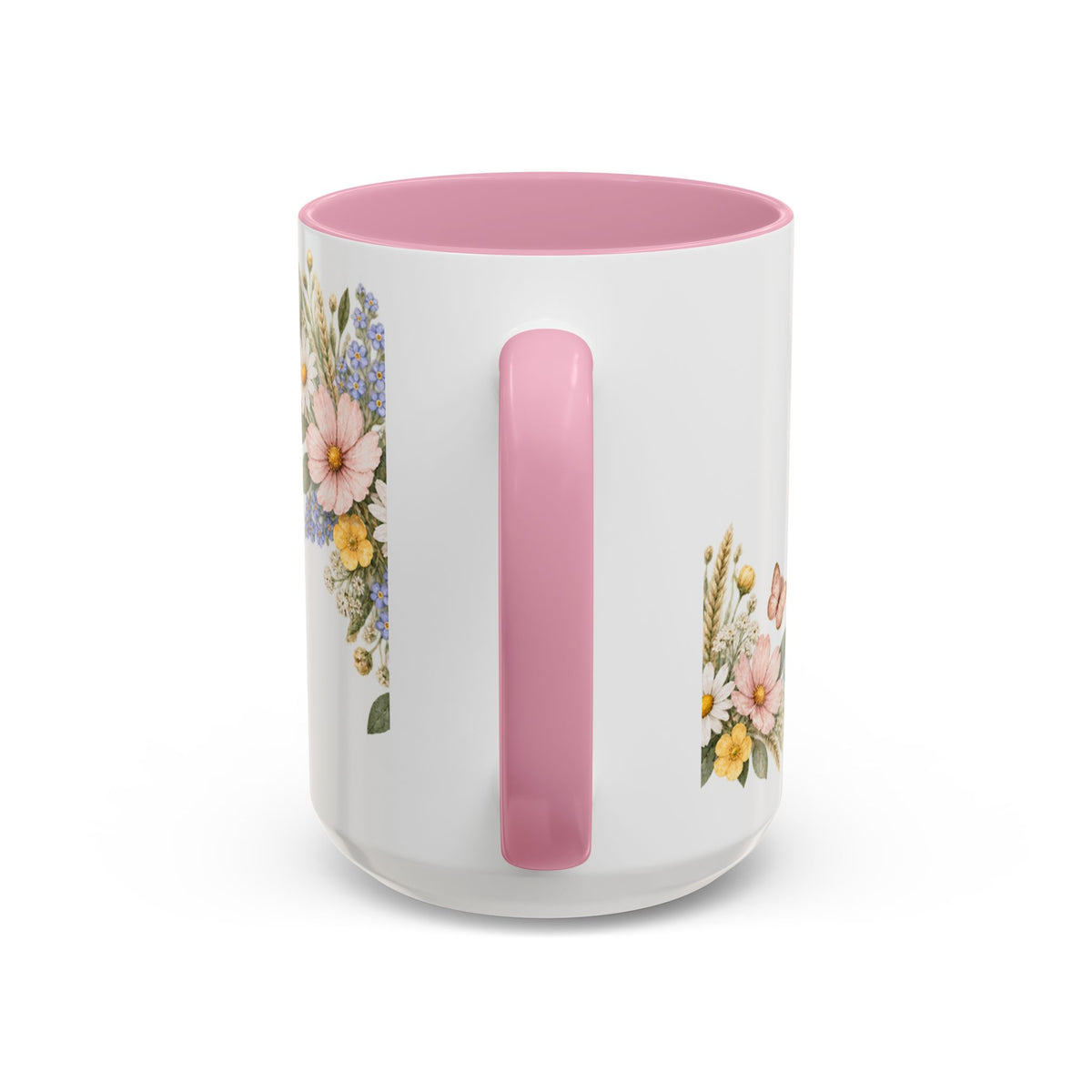 Blessed Grateful Faithful Coffee Mug 15oz | In Every Season | Floral Christian Mug