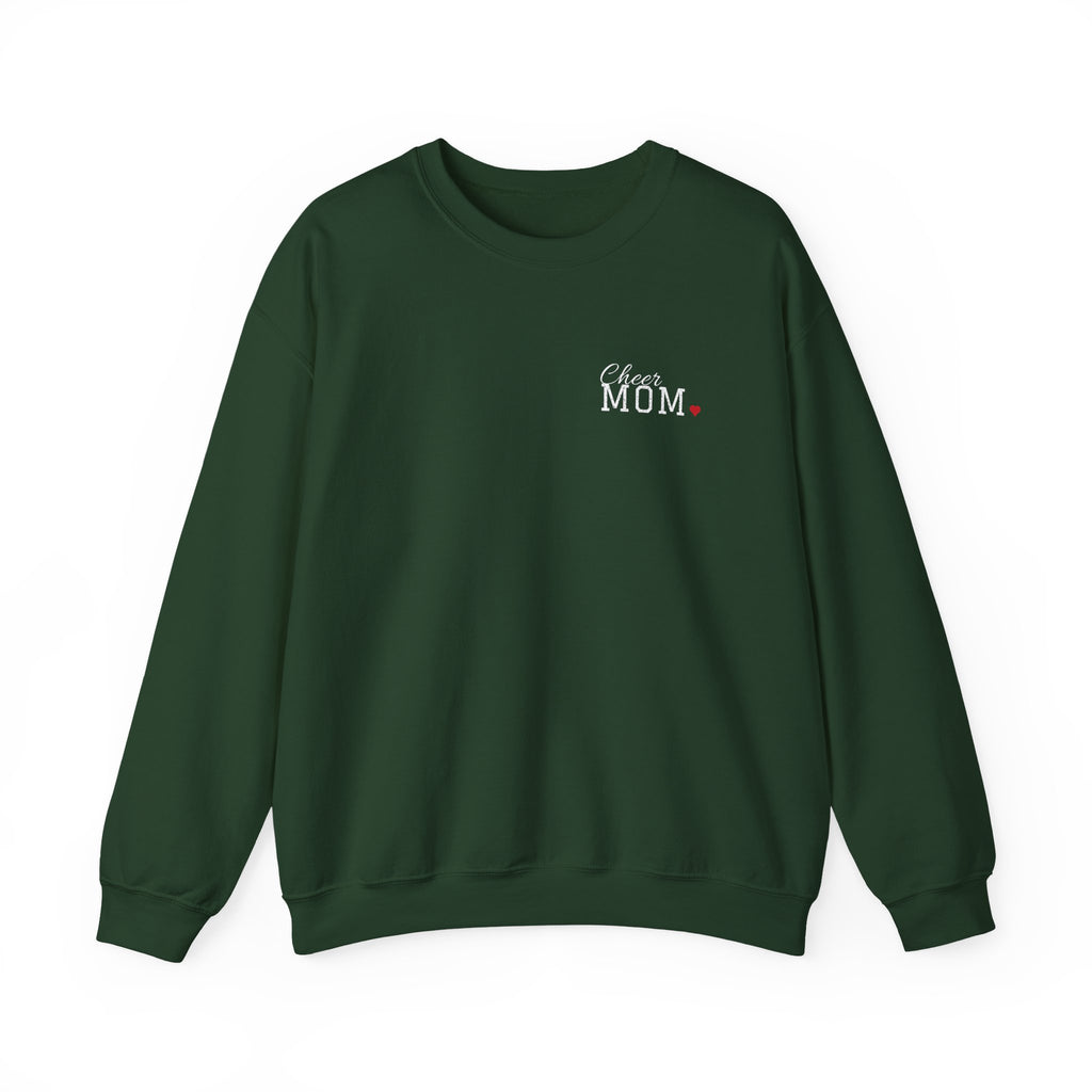 Personalized Cheer Family Jersey Sweatshirt - Proud Today. Proud Always. | Mom, Dad, Nana, Coach & More | Custom Team Name, Cheerleader Name & Bow Color | Gildan Sweatshirt