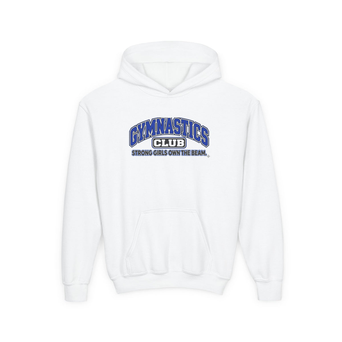 Gymnastics Club Youth Hoodie | Strong Girls Own the Beam | Girls Gymnastics Youth Hoodie
