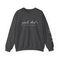 Personalized Pack Dad Sweatshirt - Loved Better Every Day | Pet Names on Sleeve | Choose Your Style | Custom Pet Dad Gift | Gildan Sweatshirt