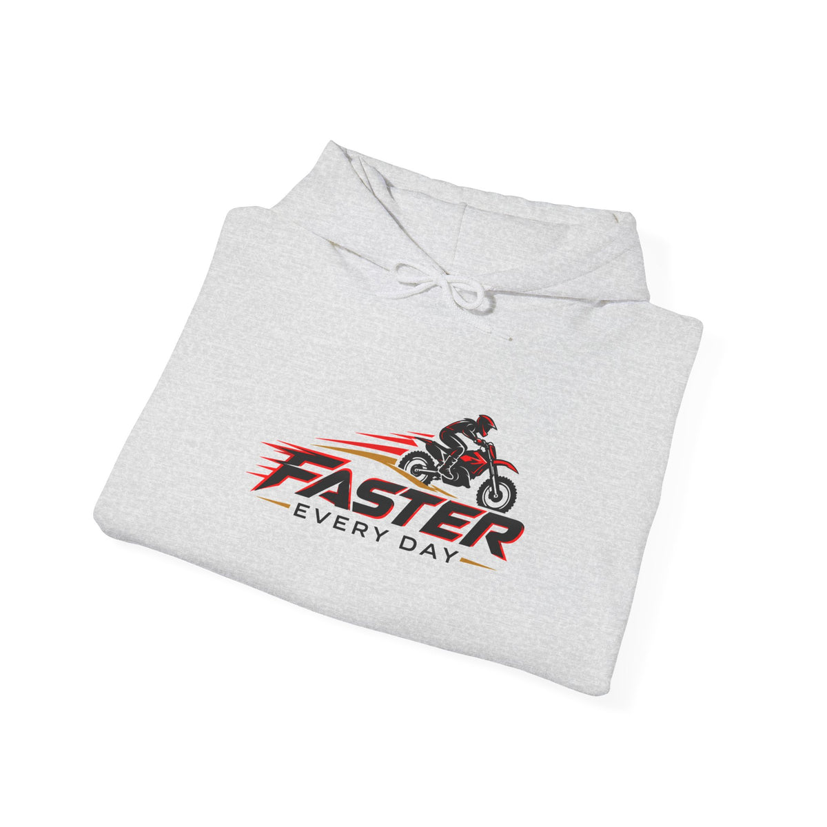 Faster Every Day Dirt Bike Logo Hoodie | Motocross Gift | Gildan Hoodie