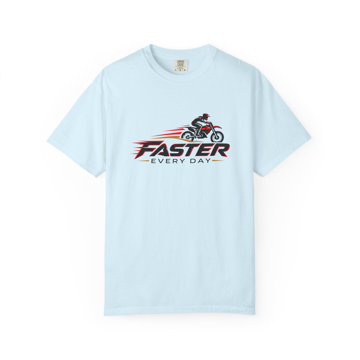 Faster Every Day Dirt Bike Logo Tee | Motocross Shirt | Comfort Colors T-Shirt