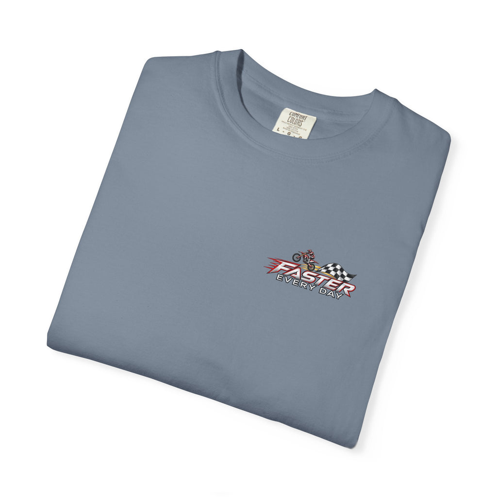 Send It - The Biggest Jumps Begin with Belief | Motocross Dirt Bike Tee | Front Logo and Back Print
