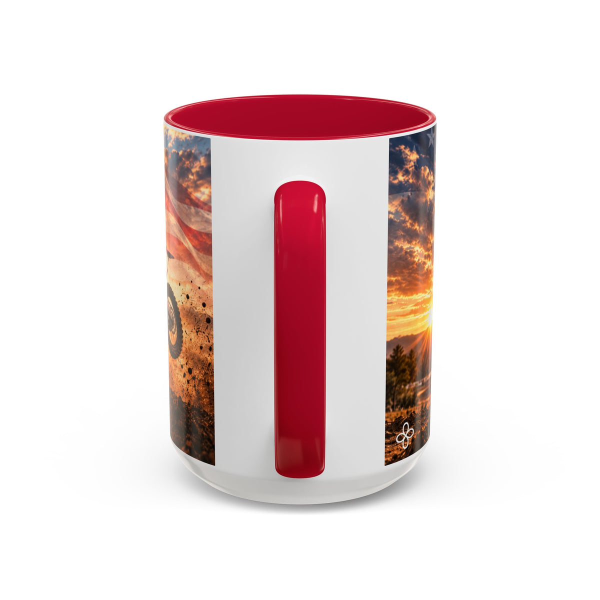 Freedom - I Was Never Meant to Stay Grounded | 15 oz Motocross Dirt Bike Mug, Coffee Cup