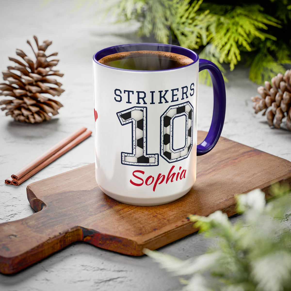 Personalized Soccer Mom Mug - Proud Today. Proud Always. | Custom Team Name, Number & Player Name | Soccer Dad, Grandma Gift | 15 oz