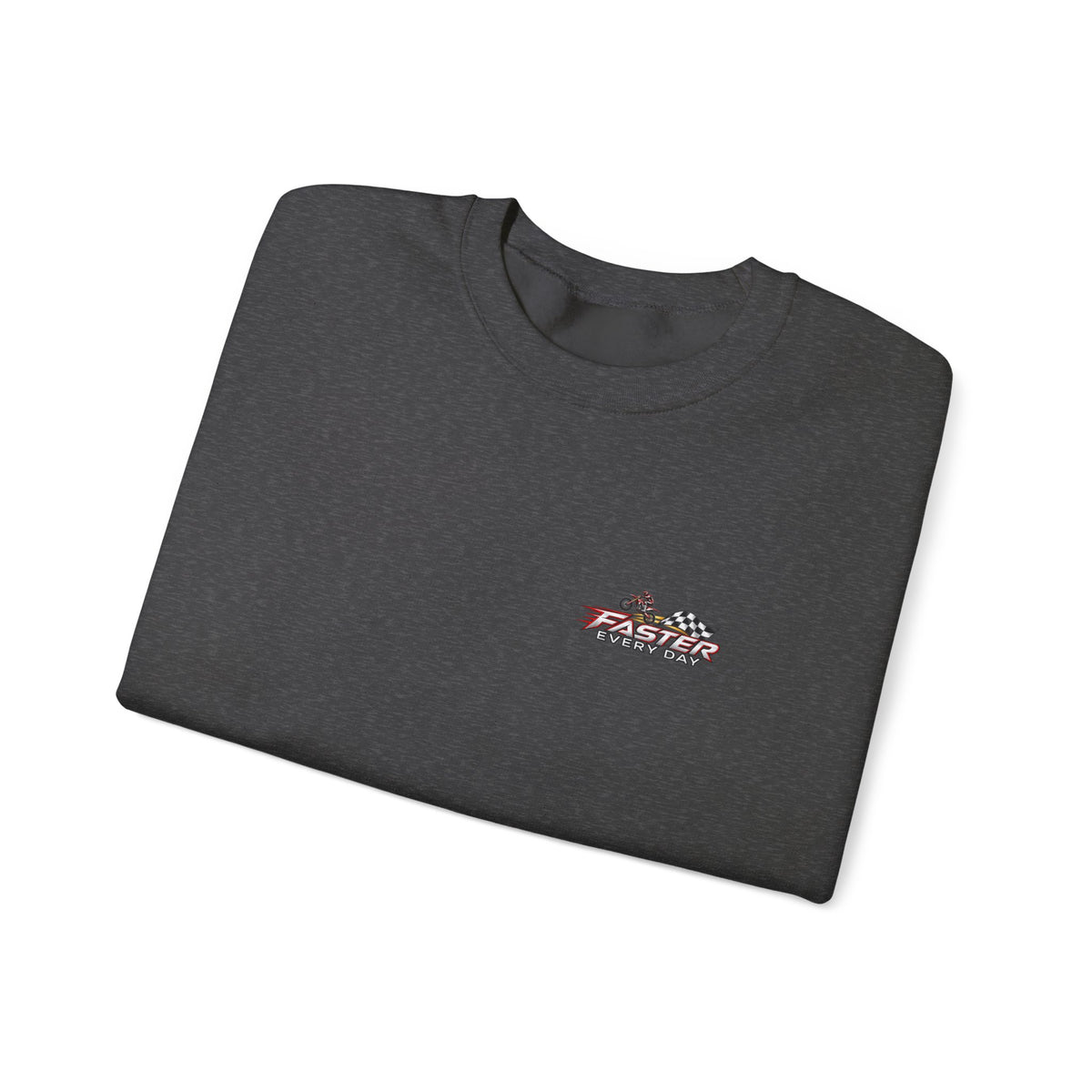Send It - The Biggest Jumps Begin with Belief | Motocross Dirt Bike Sweatshirt | Front Logo and Back Print | Gildan Crewneck Sweatshirt