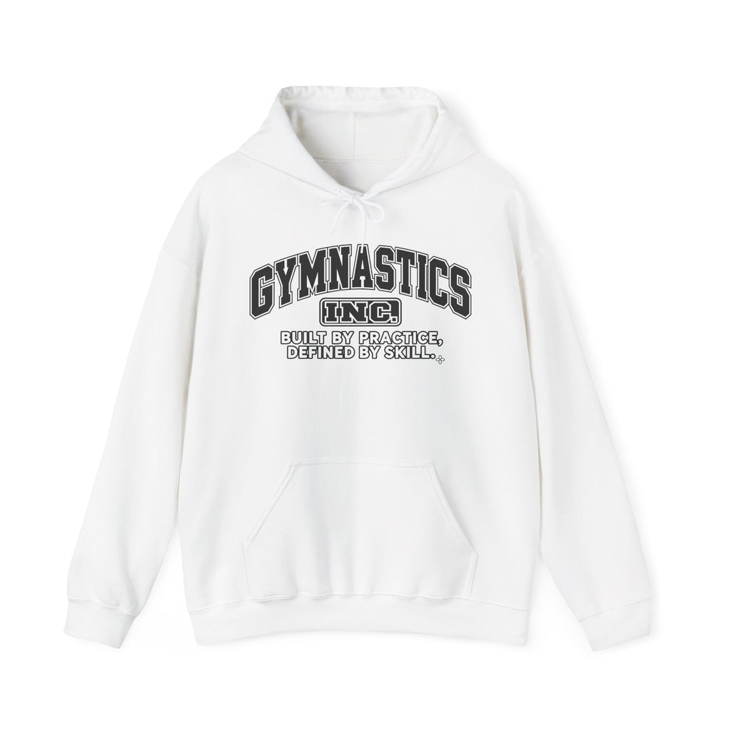 Gymnastics Inc. Hoodie | Built by Practice, Defined by Skill | Gymnastics Gildan Hoodie