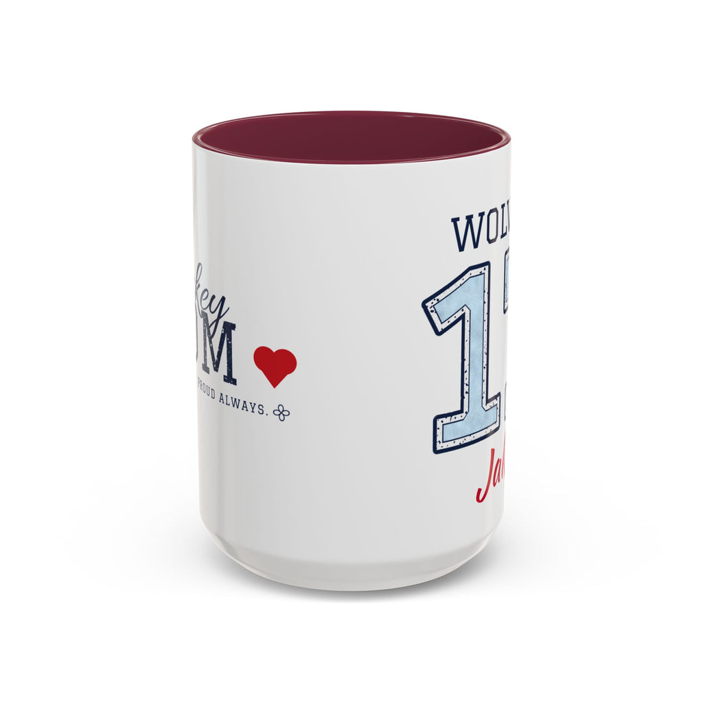 Personalized Hockey Mom Mug - Proud Today. Proud Always. | Custom Team Name, Number & Player Name | Hockey Dad, Grandma Gift | 15 oz