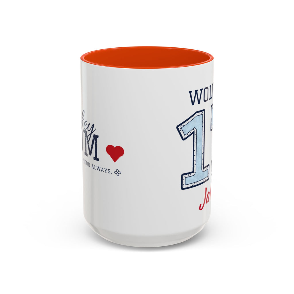Personalized Hockey Mom Mug - Proud Today. Proud Always. | Custom Team Name, Number & Player Name | Hockey Dad, Grandma Gift | 15 oz