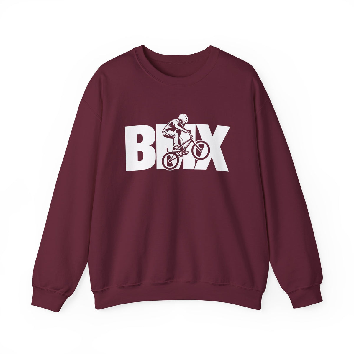 BMX Sweatshirt | BMX Rider Graphic | Gildan Crewneck