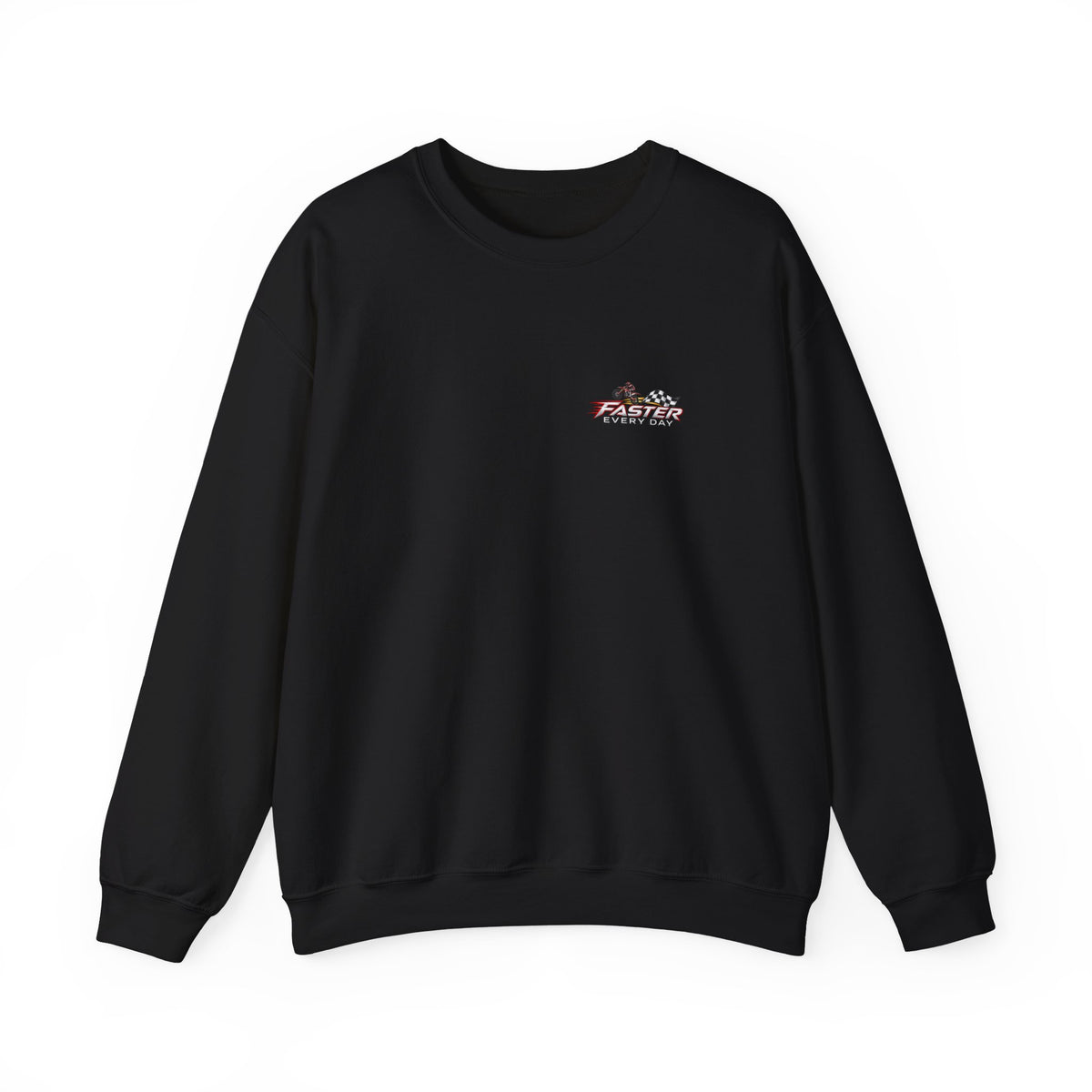 Send It - The Biggest Jumps Begin with Belief | Motocross Dirt Bike Sweatshirt | Front Logo and Back Print | Gildan Crewneck Sweatshirt