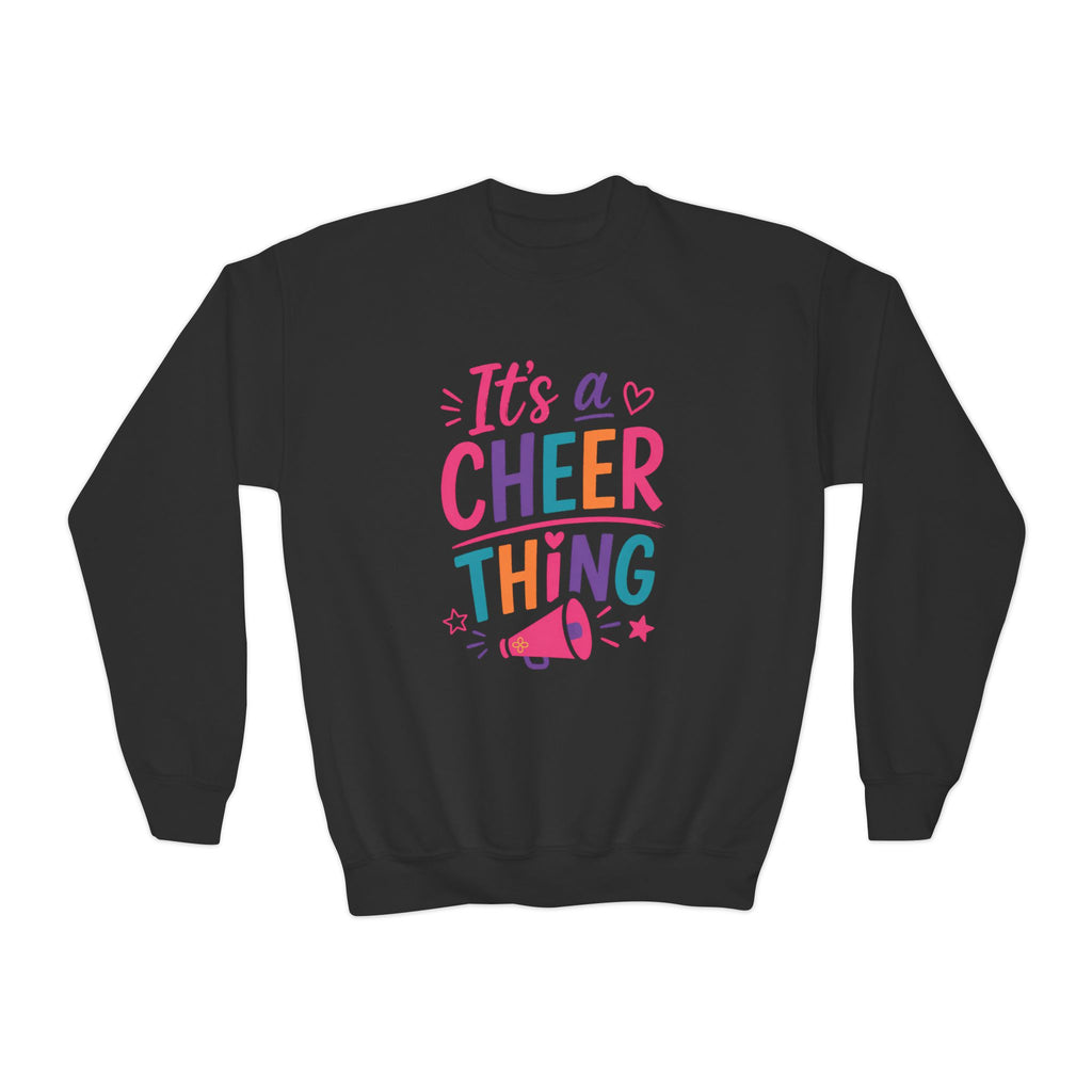 It's a Cheer Thing Youth Sweatshirt | Cheerleader Gift | Girls Cheer Youth Crewneck