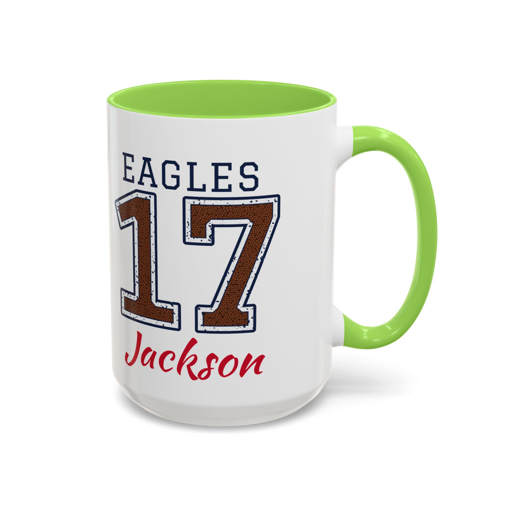 Personalized Football Mom Mug - Proud Today. Proud Always. | Custom Team Name, Number & Player Name | Football Dad, Grandma Gift | 15 oz