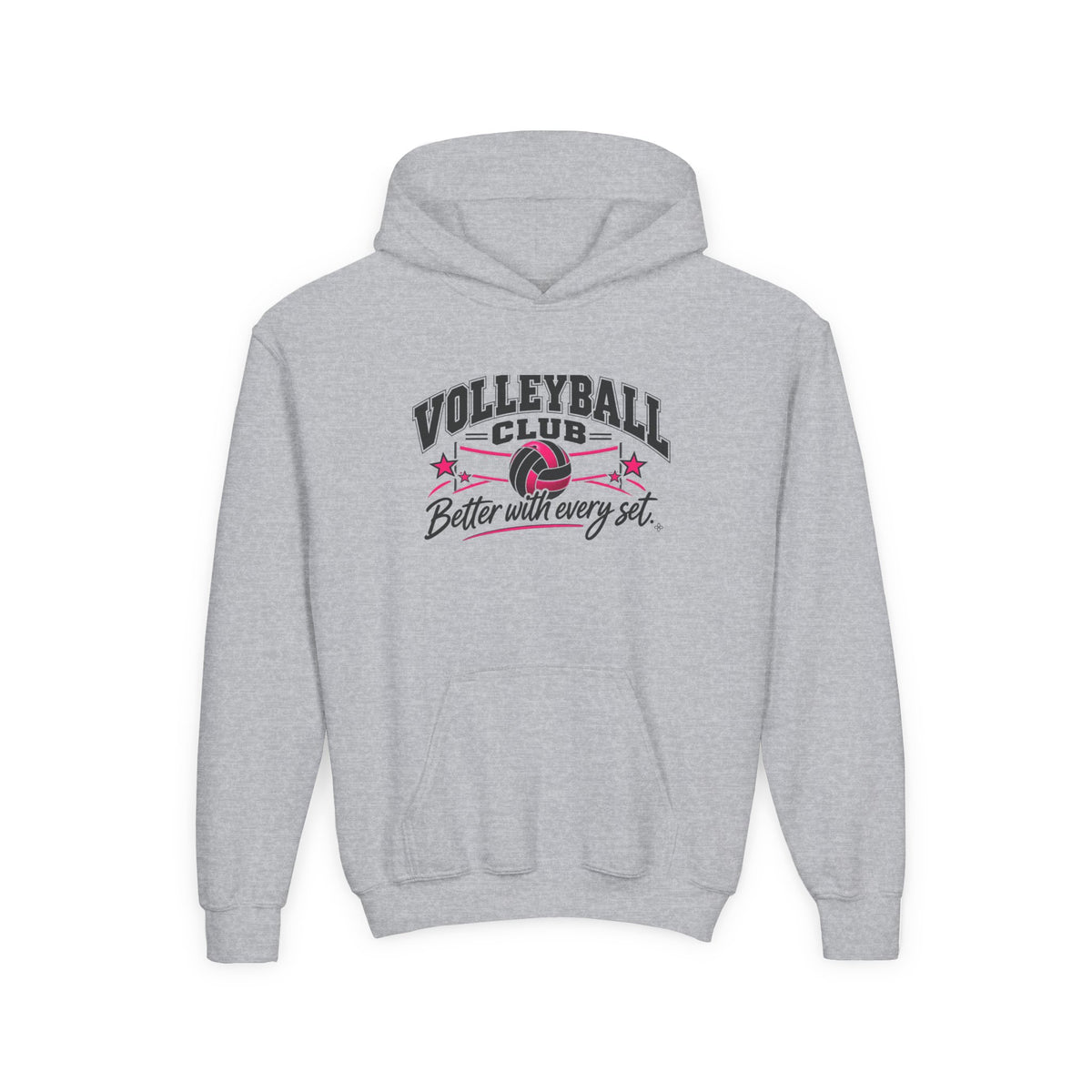 Volleyball Club Youth Hoodie | Better With Every Set | Girls Volleyball Youth Hoodie