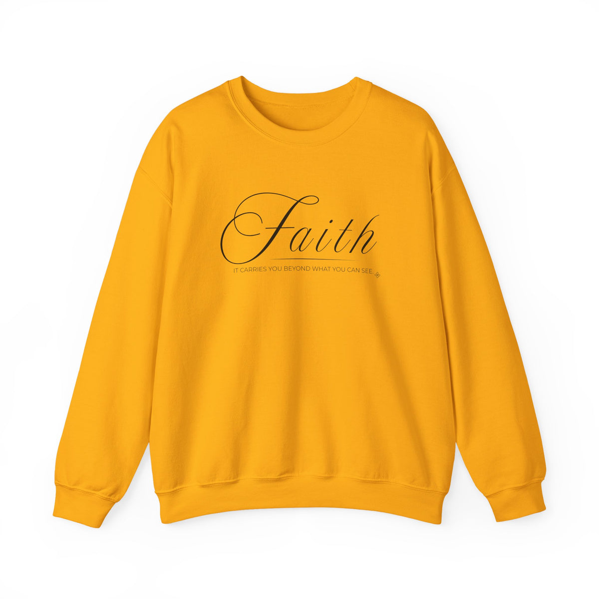 Faith Sweatshirt | It Carries You Beyond What You Can See | Faith Crewneck