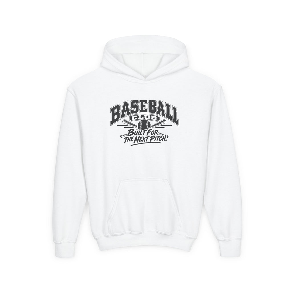 Baseball Club Youth Hoodie | Built for the Next Pitch | Kids Baseball Youth Hoodie