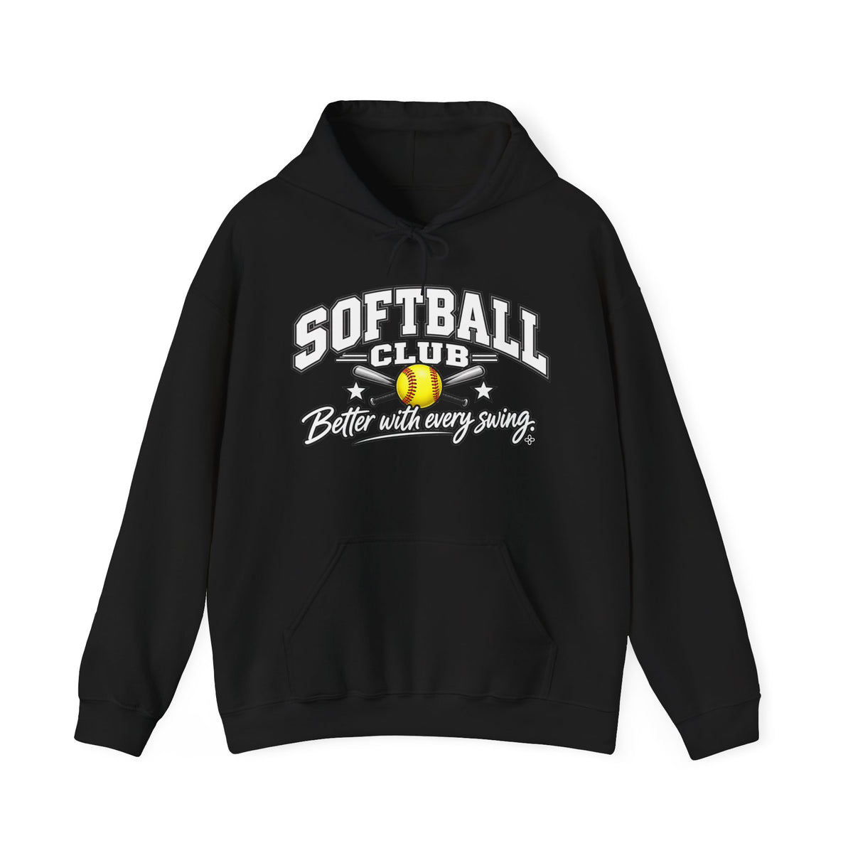 Softball Club Hoodie | Better With Every Swing | Softball Gildan Hoodie