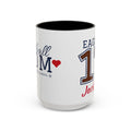 Personalized Football Mom Mug - Proud Today. Proud Always. | Custom Team Name, Number & Player Name | Football Dad, Grandma Gift | 15 oz