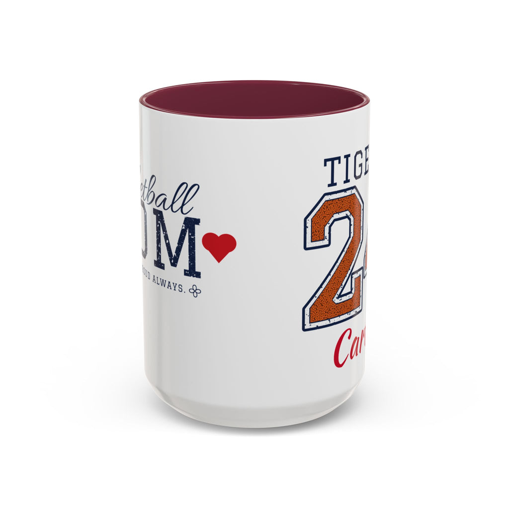 Personalized Basketball Mom Mug - Proud Today. Proud Always. | Custom Team Name, Number & Player Name | Basketball Dad, Grandma Gift | 15 oz