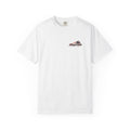 Faster Every Day Racing Badge Tee | Front Logo and Back Print | Motorcycle Shirt | Comfort Colors T-Shirt