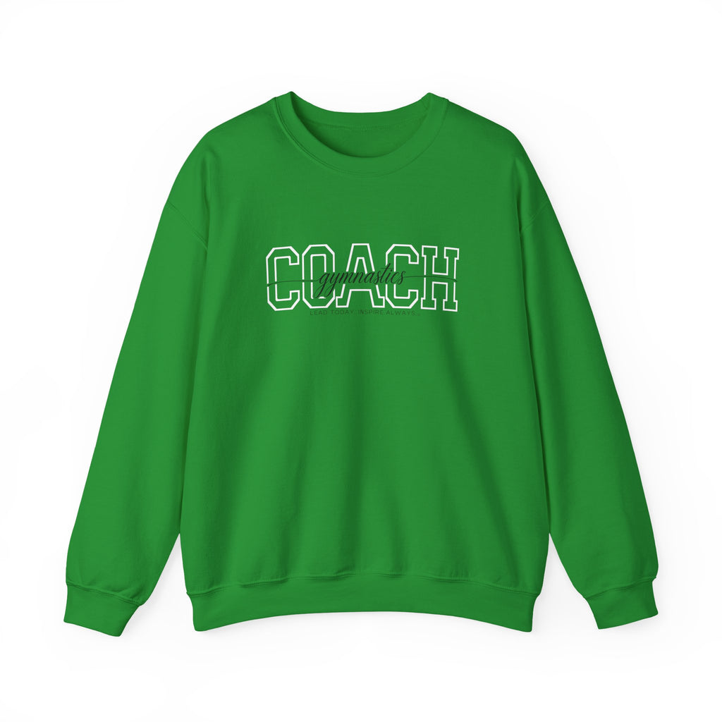 Gymnastics Coach Sweatshirt - Lead Today. Inspire Always. | Choose Your Team Color | Gildan Crewneck