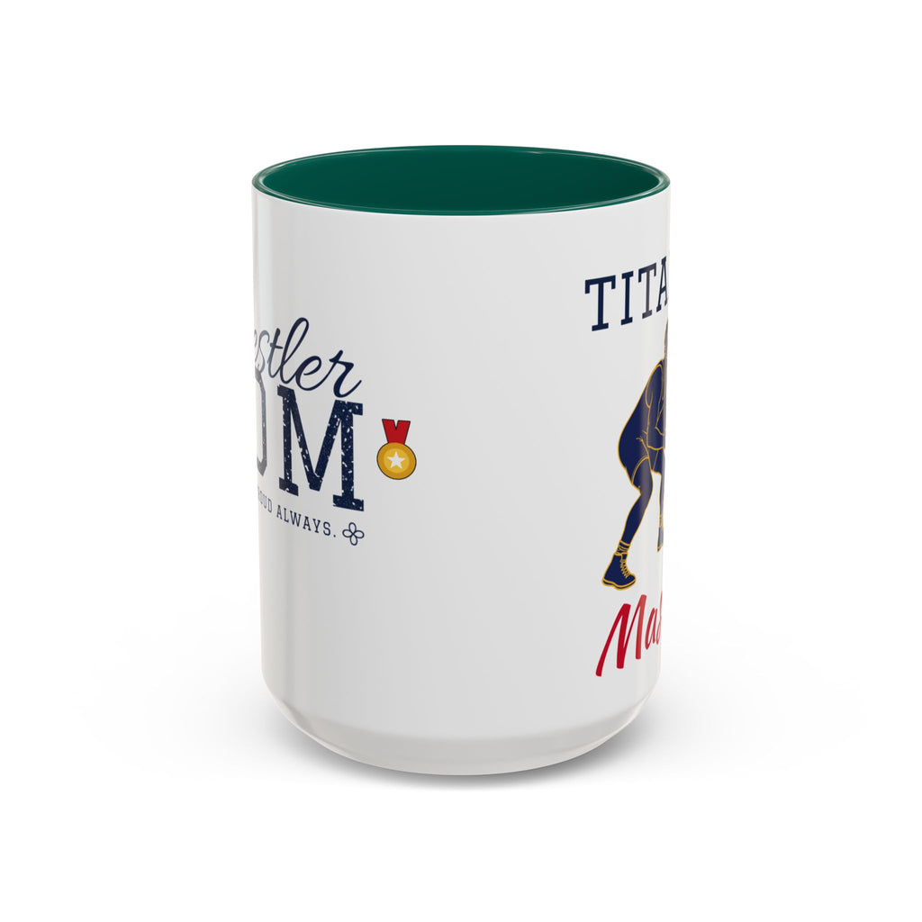 Personalized Wrestling Mom Mug - Proud Today. Proud Always. | Custom Team Name & Wrestler Name | Wrestling Dad, Grandma Gift | 15 oz