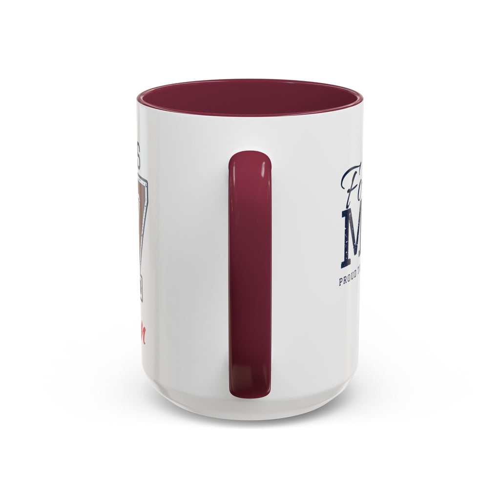 Personalized Football Mom Mug - Proud Today. Proud Always. | Custom Team Name, Number & Player Name | Football Dad, Grandma Gift | 15 oz