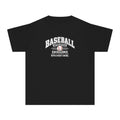 Baseball Athletics Youth T-Shirt | Excellence Is Earned With Every Swing | Kids Baseball Comfort Colors Youth Tee