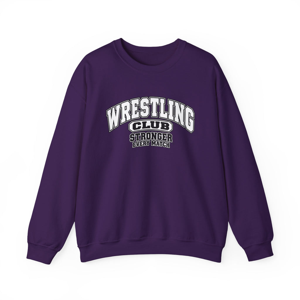 Wrestling Club Sweatshirt | Stronger Every Match | Wrestling Gildan Crewneck
