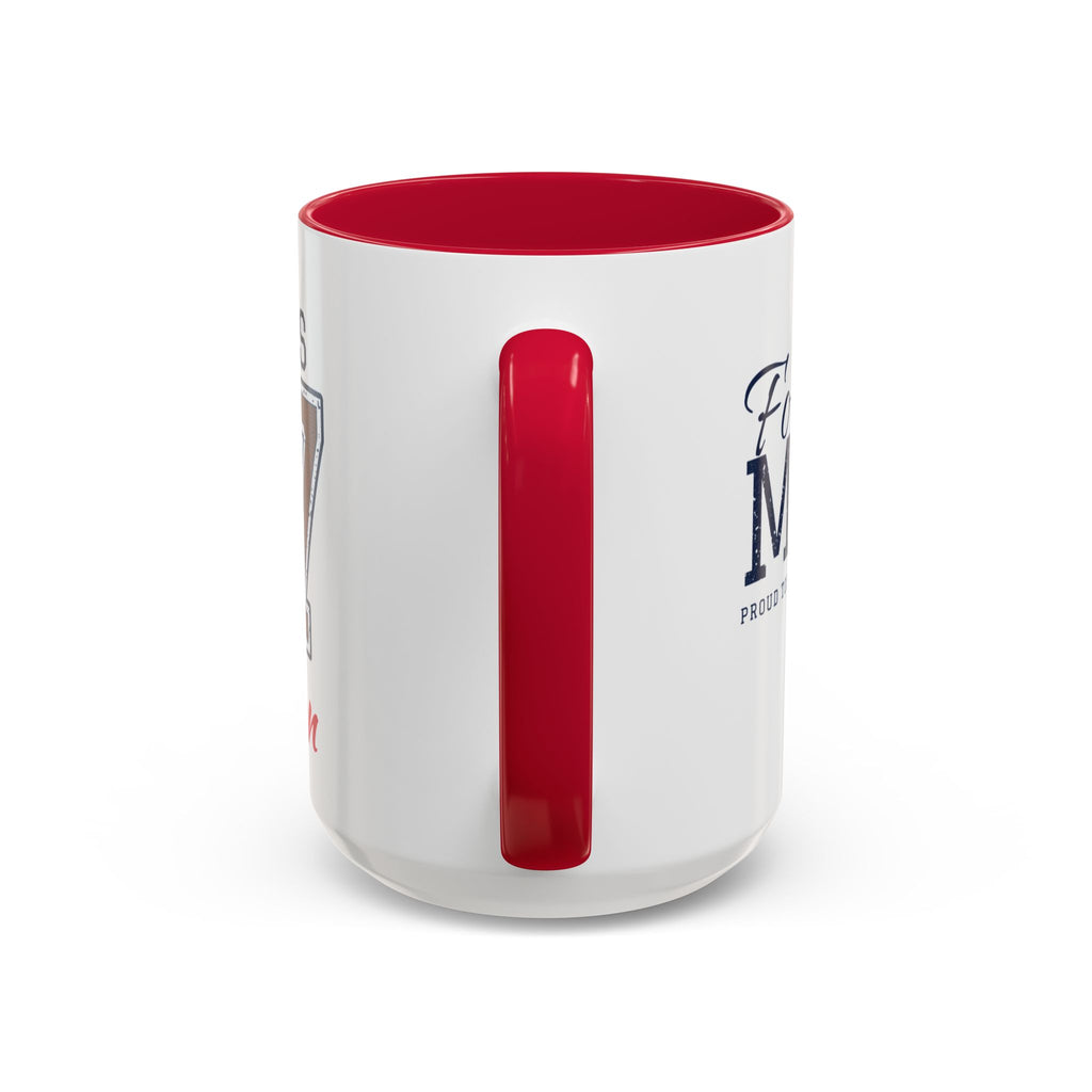 Personalized Football Mom Mug - Proud Today. Proud Always. | Custom Team Name, Number & Player Name | Football Dad, Grandma Gift | 15 oz