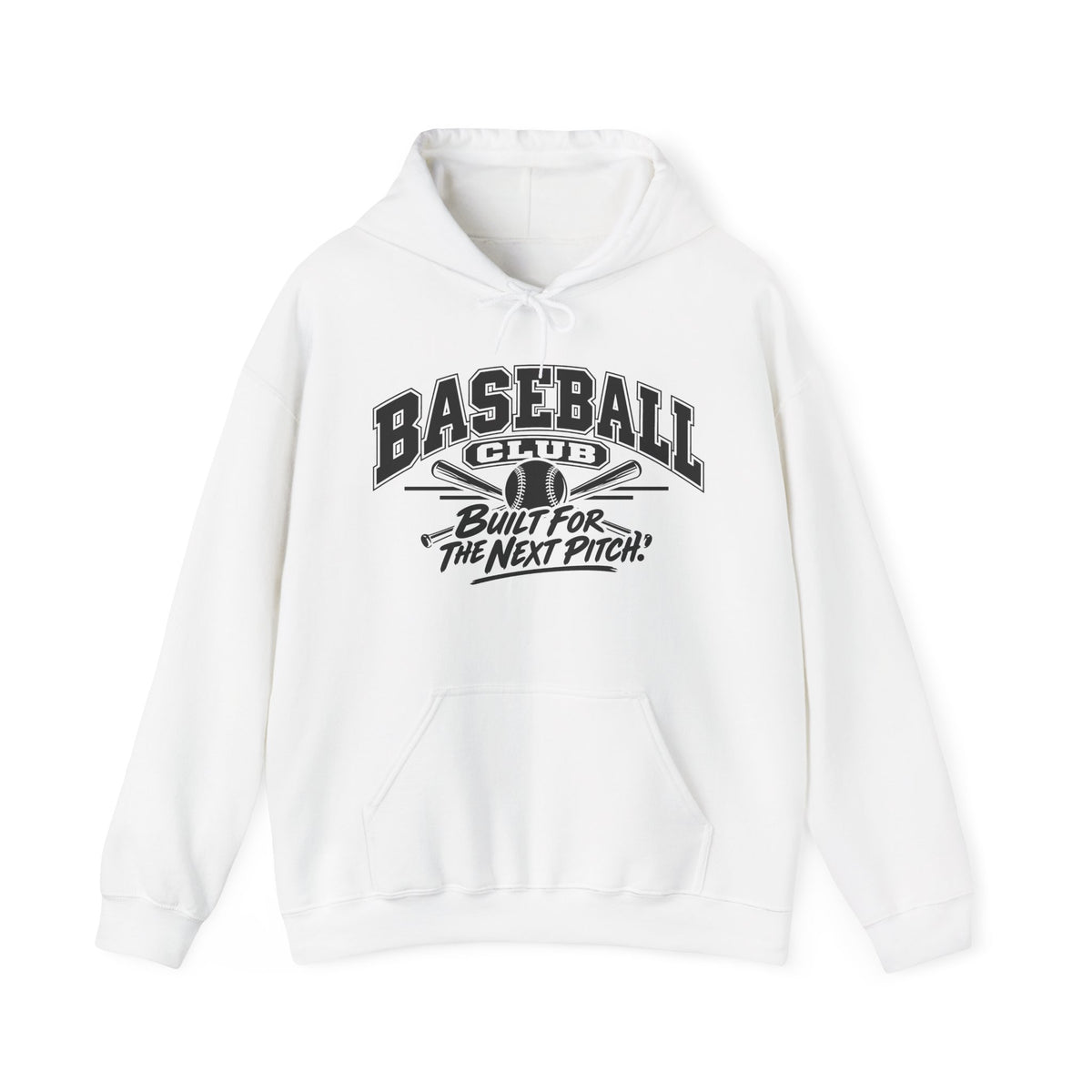 Baseball Club Hoodie | Built for the Next Pitch | Baseball Gildan Hoodie