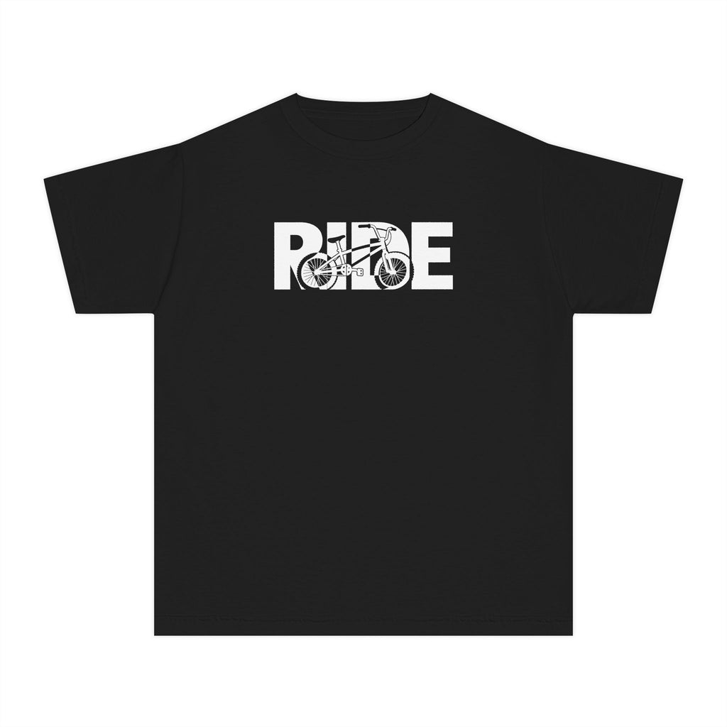 RIDE BMX Youth T-Shirt | BMX Bike Graphic | Kids Comfort Colors Youth Tee
