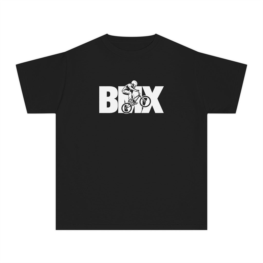 BMX Youth T-Shirt | BMX Rider Graphic | Kids Comfort Colors Youth Tee