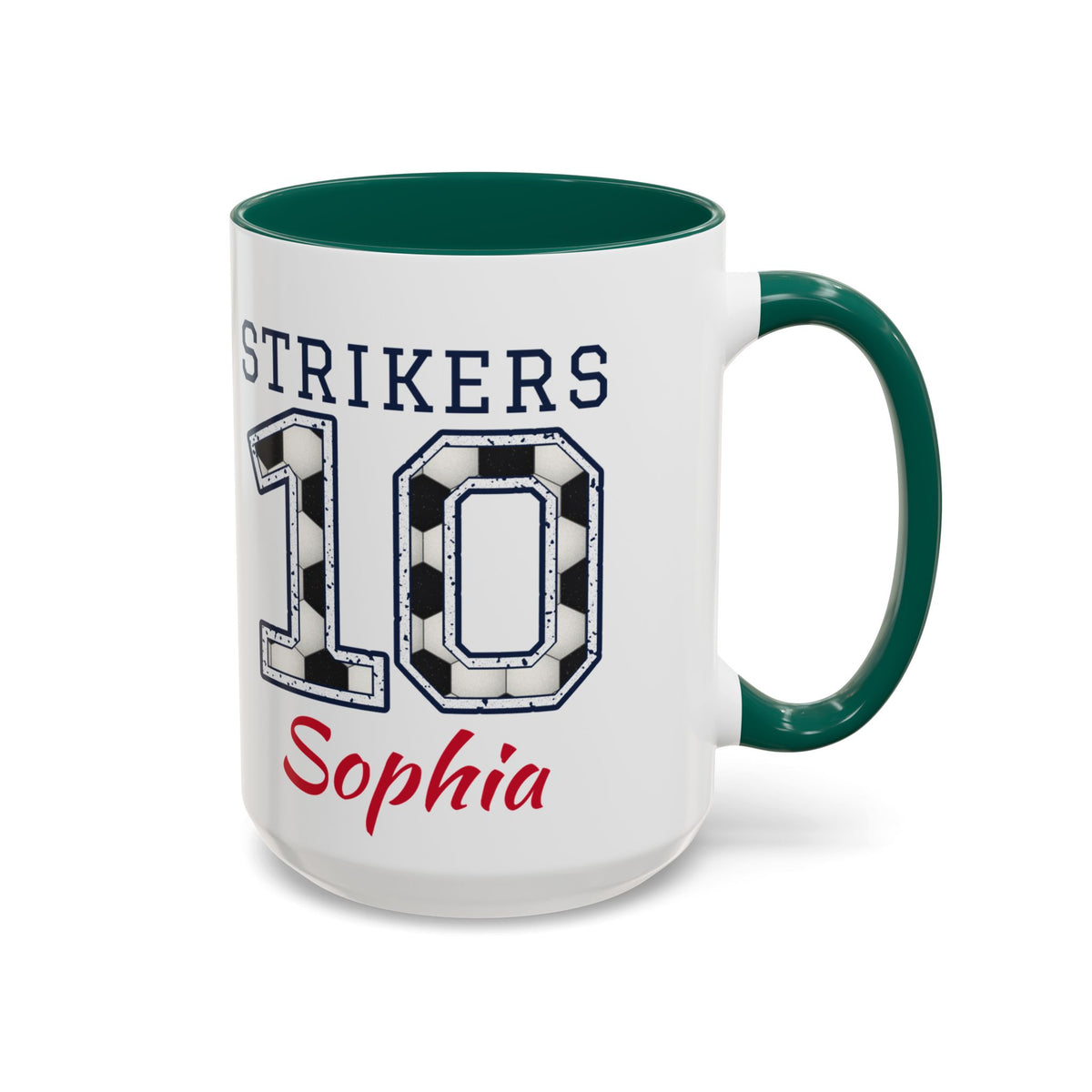 Personalized Soccer Mom Mug - Proud Today. Proud Always. | Custom Team Name, Number & Player Name | Soccer Dad, Grandma Gift | 15 oz
