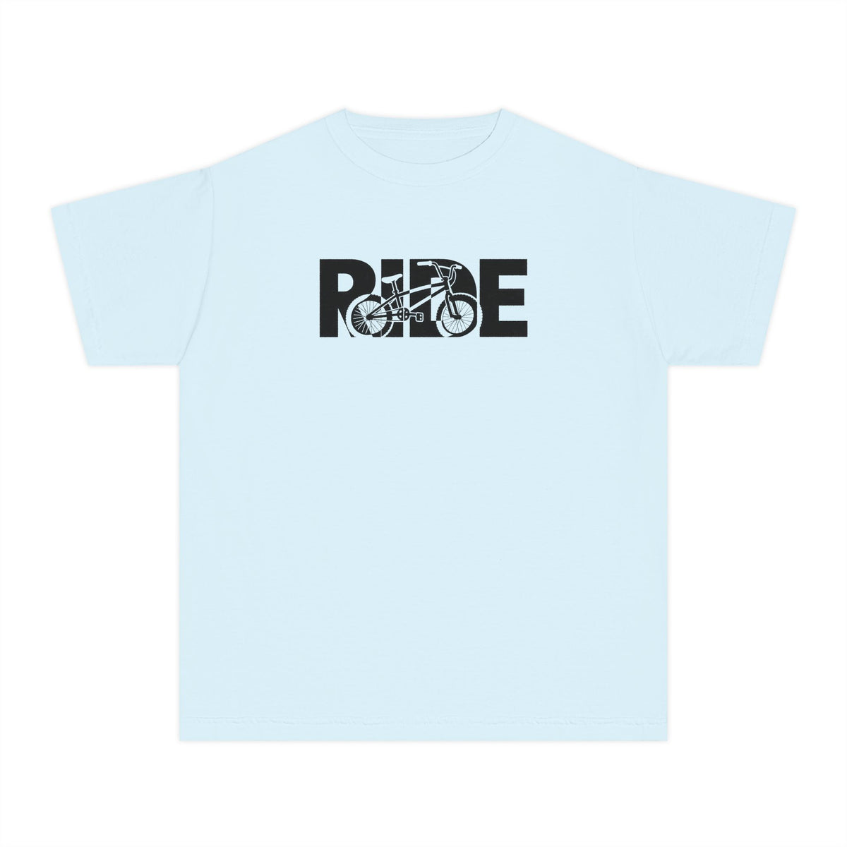 RIDE BMX Youth T-Shirt | BMX Bike Graphic | Kids Comfort Colors Youth Tee