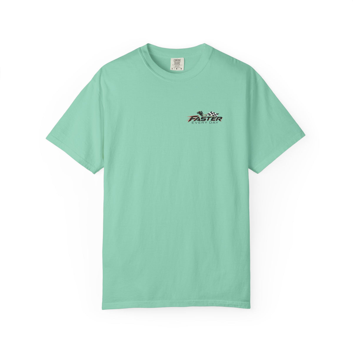 Excellence - The Highest Standards Create the Greatest Achievements | Motorcycle Racing Tee | Front Logo and Back Print