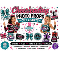 Cheerleading Photo Props Cut Aparts | 35+ Pages | 70 Full-Color Photo Props | Instant Download