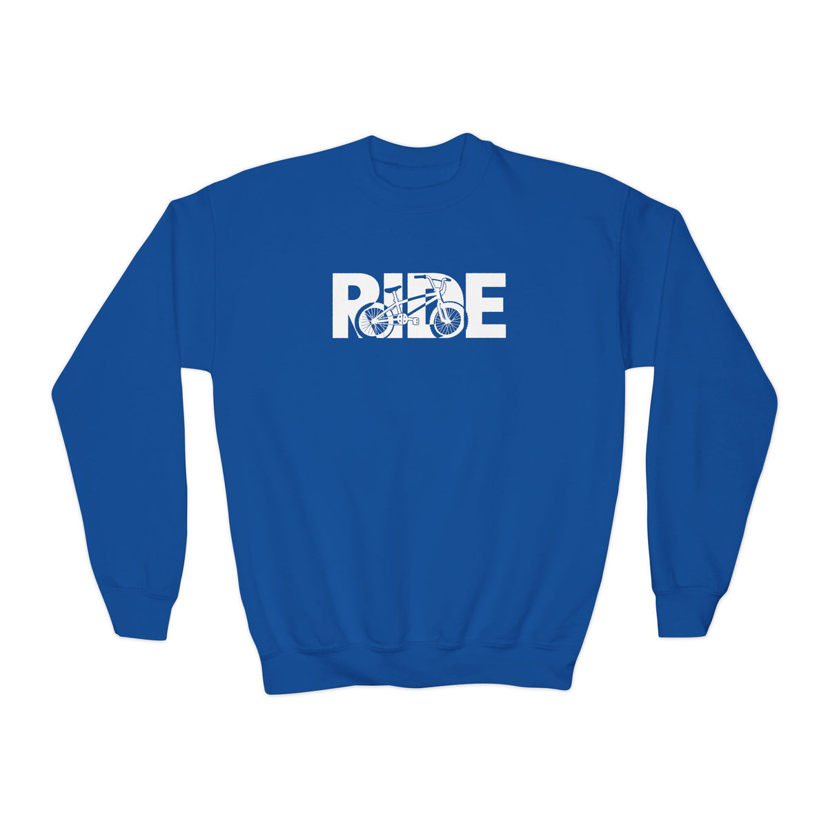 RIDE BMX Youth Sweatshirt | BMX Bike Graphic | Kids Youth Crewneck