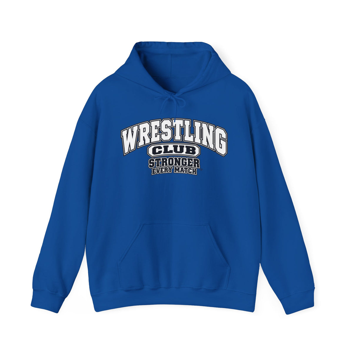 Wrestling Club Hoodie | Stronger Every Match | Wrestling Gildan Hoodie