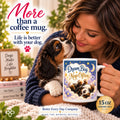 Dream Big Nap Often - 15 oz Funny Dog Mug, Coffee Cup, Australian Sheperd Mug