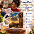 POWER - Greek Warrior Sculpture- The Greatest Power Is Mastering Yourself - 15 oz Inspirational Mug, Coffee Cup, Intentionalities