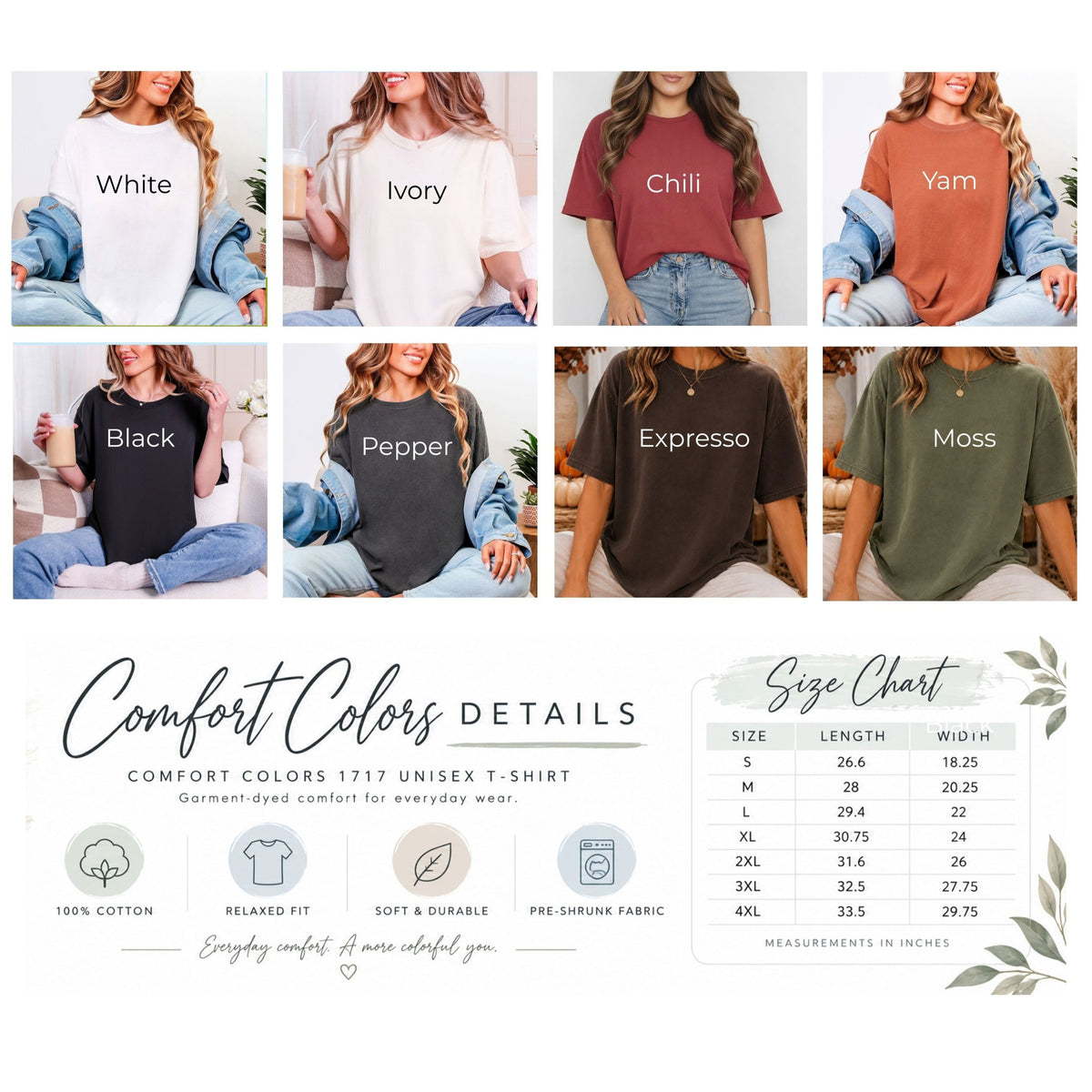 Inspirational Halloween T-Shirt - BOO-lieve In Yourself - Women's Comfort Colors Motivational Shirt