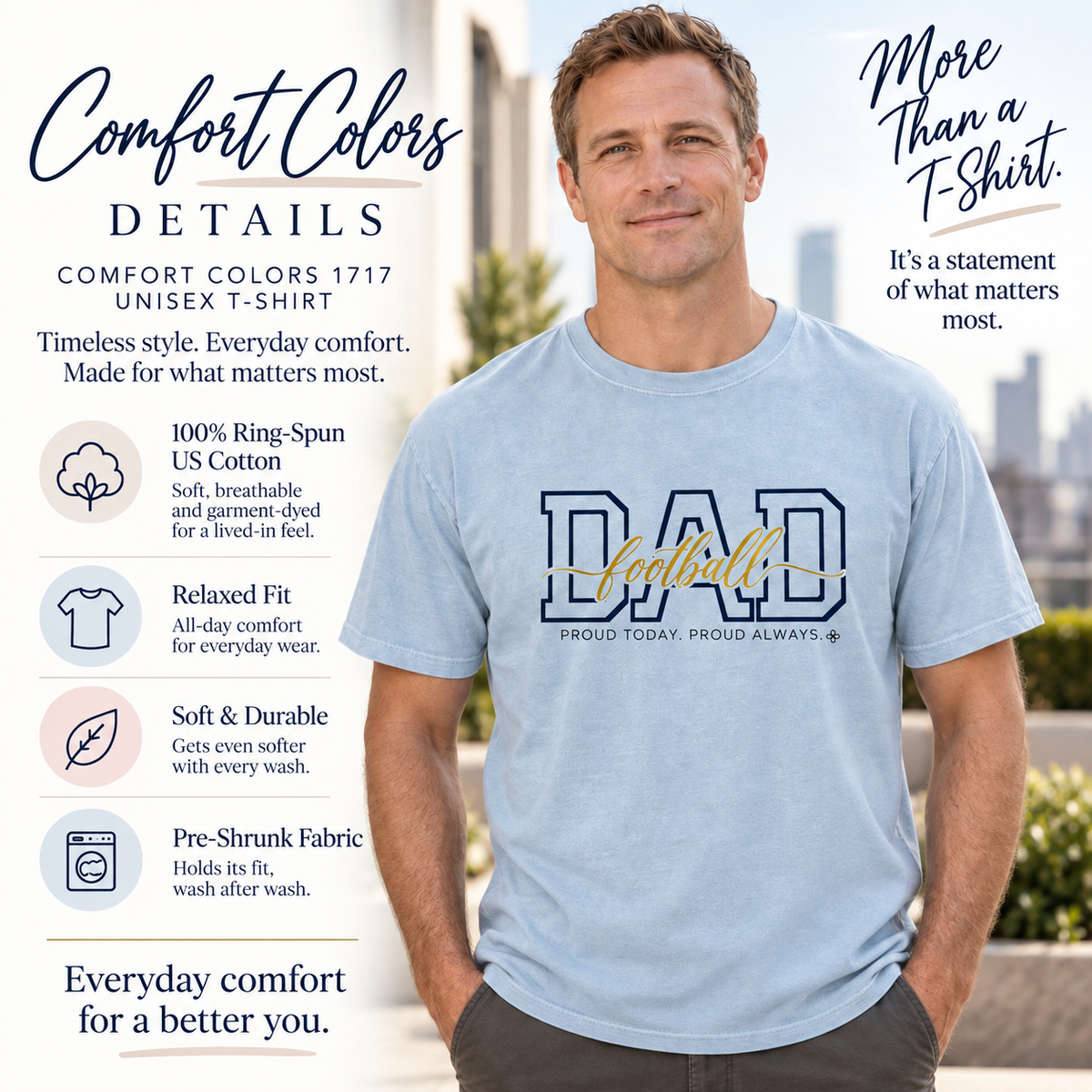 Purpose T-Shirt | You Were Made For More | Comfort Colors Faith Tee